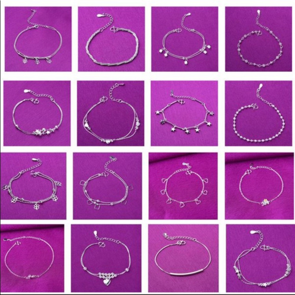 Silver Anklets